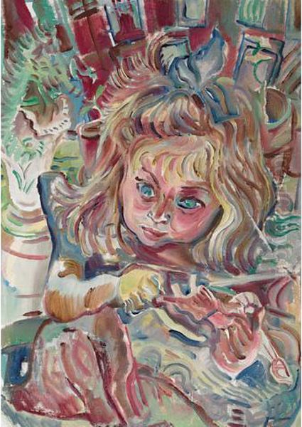 Young Girl In An Interior - view 1
