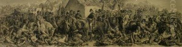 Wellington And Blucher Meeting After The Battle Of Waterloo by Daniel Maclise