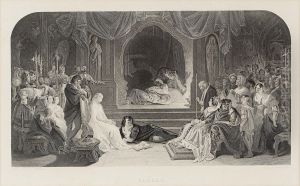 The Play Scene From Hamlet by Daniel Maclise