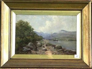 The Pier, Gairloch by Hamilton Macmillan
