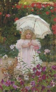 Portrait Of Berthe Helene Macmonnies by Mary L. Fairchild Macmonnies Low