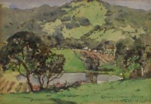 Spring Over Way Bridge by Matthew James Macnally