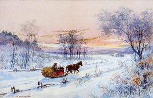 Sleigh Scene by John H. Macnaughton
