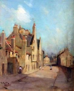 Street Scene by Robert Russell Macnee