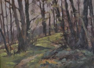 Woodland Scene by Robert Russell Macnee