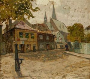 A Prague Motif by Gustav Macoun