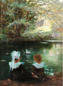 At The Pool by Margaret Campbell Macpherson