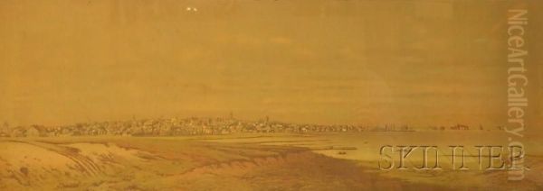 Framed Chromolithograph View Of Nantucket - view 1