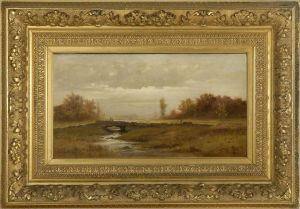 The Old Stone Bridge, Fairhaven, Ma by William Ferdinand Macy