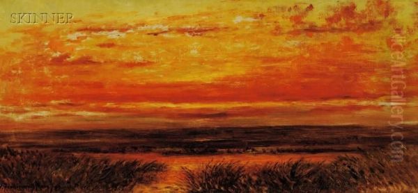 Sunset, Possibly A Nantucket Landscape - view 1
