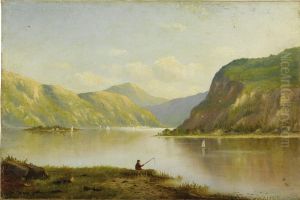 Fisherman At Lake's Edge by William Starbuck Macy