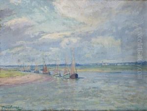 Voiliers Dans La Rade by Paul Madeline