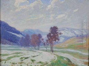 Vallee Enneigee, Hiver by Paul Madeline