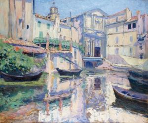 L'eglise Et Le Petit Port Des Martigues