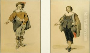 Portrait De David Bernier by Jean-Baptiste Madou