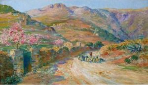 Retour Du Troupeau En Corse by Olynthe Madrigali