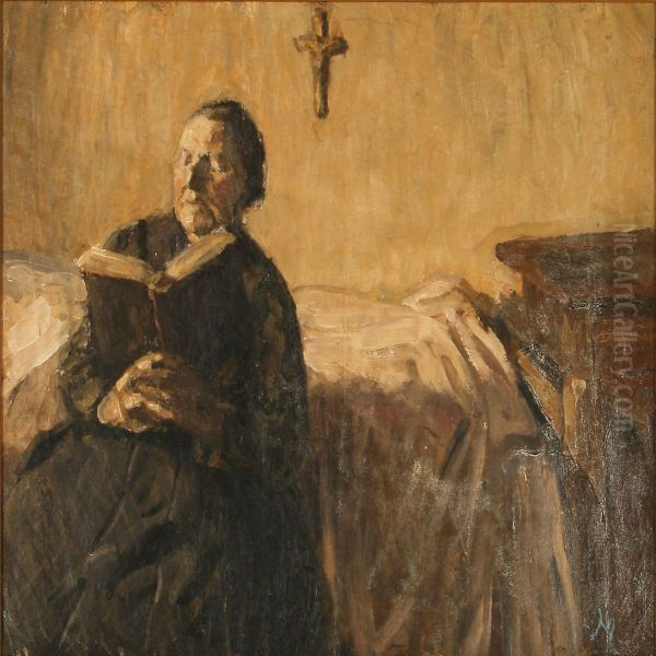 Interior With A Reading Woman - view 1