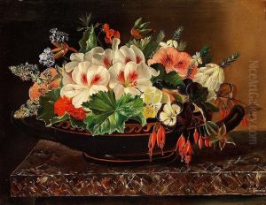 F. Thorsoe: Flowers In A Greek Bowl