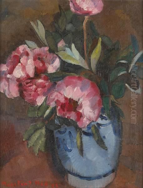 Vase Fleuri De Pivoines - view 1