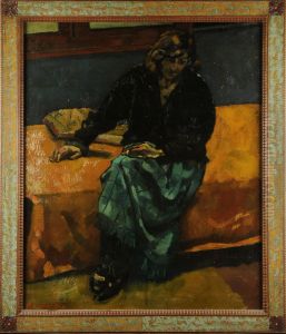 Femme De L'artiste Dans Un Interieur by Wilhelm Johannes Maertens