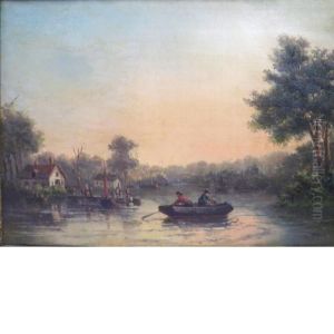Paddling On The River