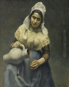 Maidservant With A Pitcher.
