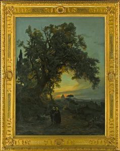 The Poet Torquato Tasso At The Convent Of Sant'onofrio