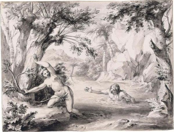 Alpheus And Arethusa - view 1