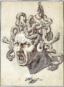 The Head Of Medusa by Godfried Maes