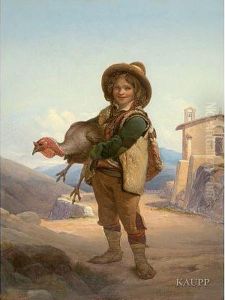 Auf Leichter Anhohe Neben by Jan Baptist Lodewyck Maes
