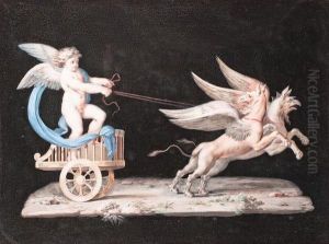 Putti Sur Son Char by Michaelangelo Maestri