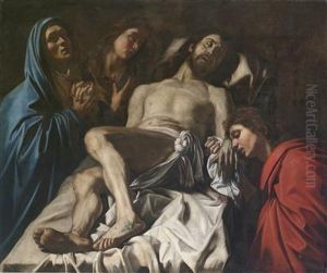 Pieta by Maestro Della Flagellazione Di Cesena