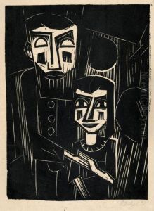 Selbst Mit Tochter by Emil Maetzel