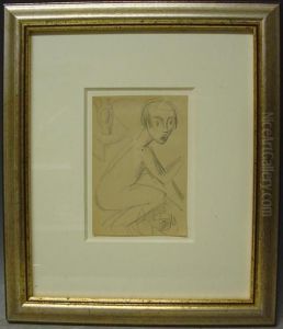 Hockender Akt by Dorothea Maetzel-Johannsen