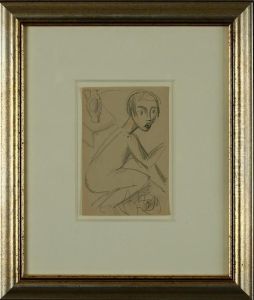 Hockender, Weiblicher Ak by Dorothea Maetzel-Johannsen