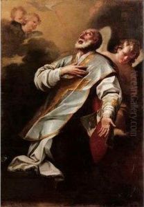 Santo Vescovo by Pietro Antonio Magatti
