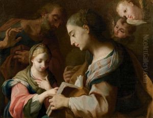 L'educazione Della Vergine by Pietro Antonio Magatti