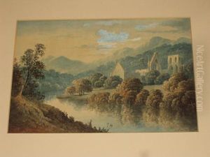 Dryborough Abbey - Scotland by H. Magenis
