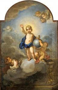 Christuskind Als Salvator Mundi by Joseph Mages