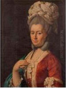 Ritratto Della Marchesa Lucrezia Tozzoni Ricci by Carlo Magini
