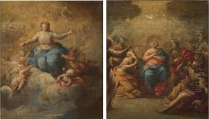 Immacolata E Madonna by Stefano Magnasco