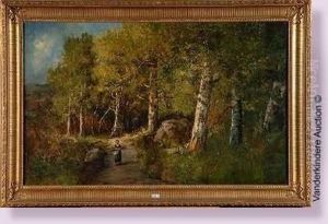 Jeune Fagotiere En Foret by Camille Magnus