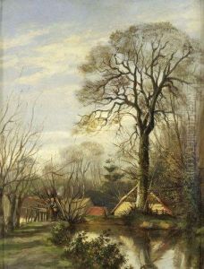 Paysage A La Mare by Camille Magnus