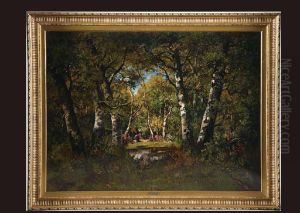 Sous-bois En Foret De Fontainebleau
