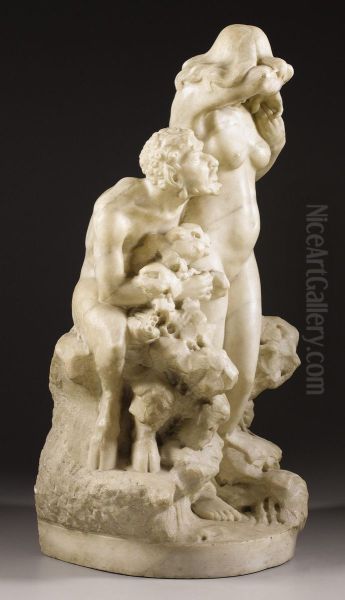 Satyr With A Maiden - view 1