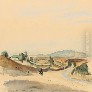 Scenery With A Rider by Richard Maguet