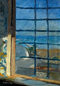 Fenetre De La Chambre Du Peintre A La Villa Abd-el-tif by Richard Maguet