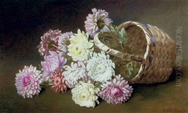 Spring Flowers Tumbling Out Of A Basket - view 1