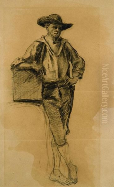 Study Of A Peasant - view 1