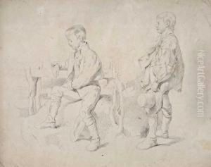 Studie Zu Rastendenknaben by Edmund Mahlknecht